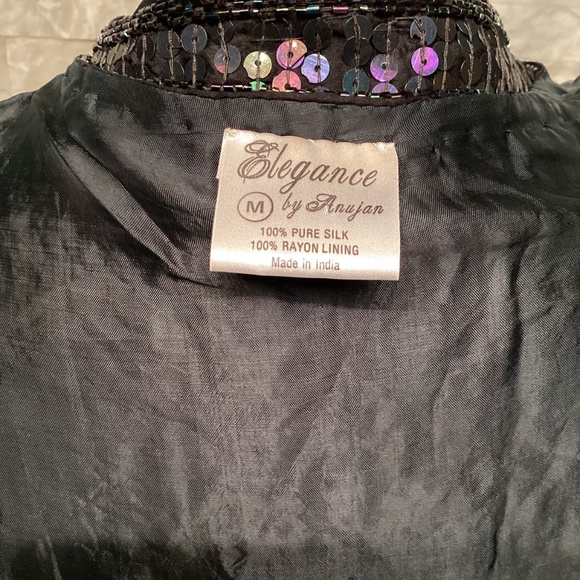 Vintage Elegance by Anujan Sequined and Beaded Top - Picture 14 of 15